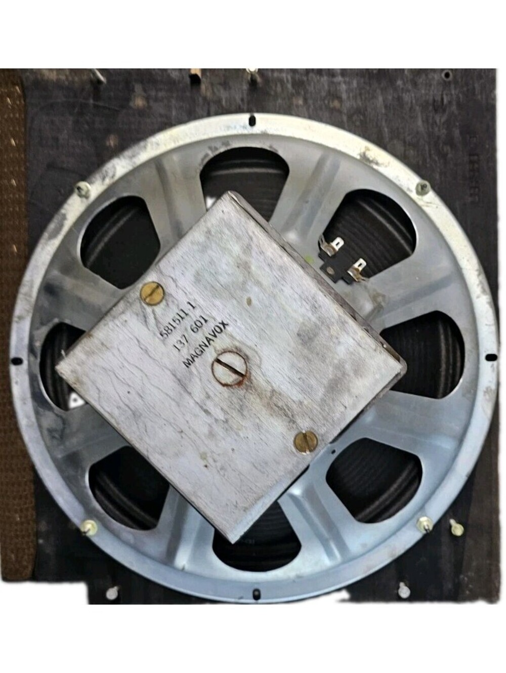 Magnavox CTS 15" Speakers Woofers Astro-Sonic 4-Way 581511-1 137 601 Audiophile